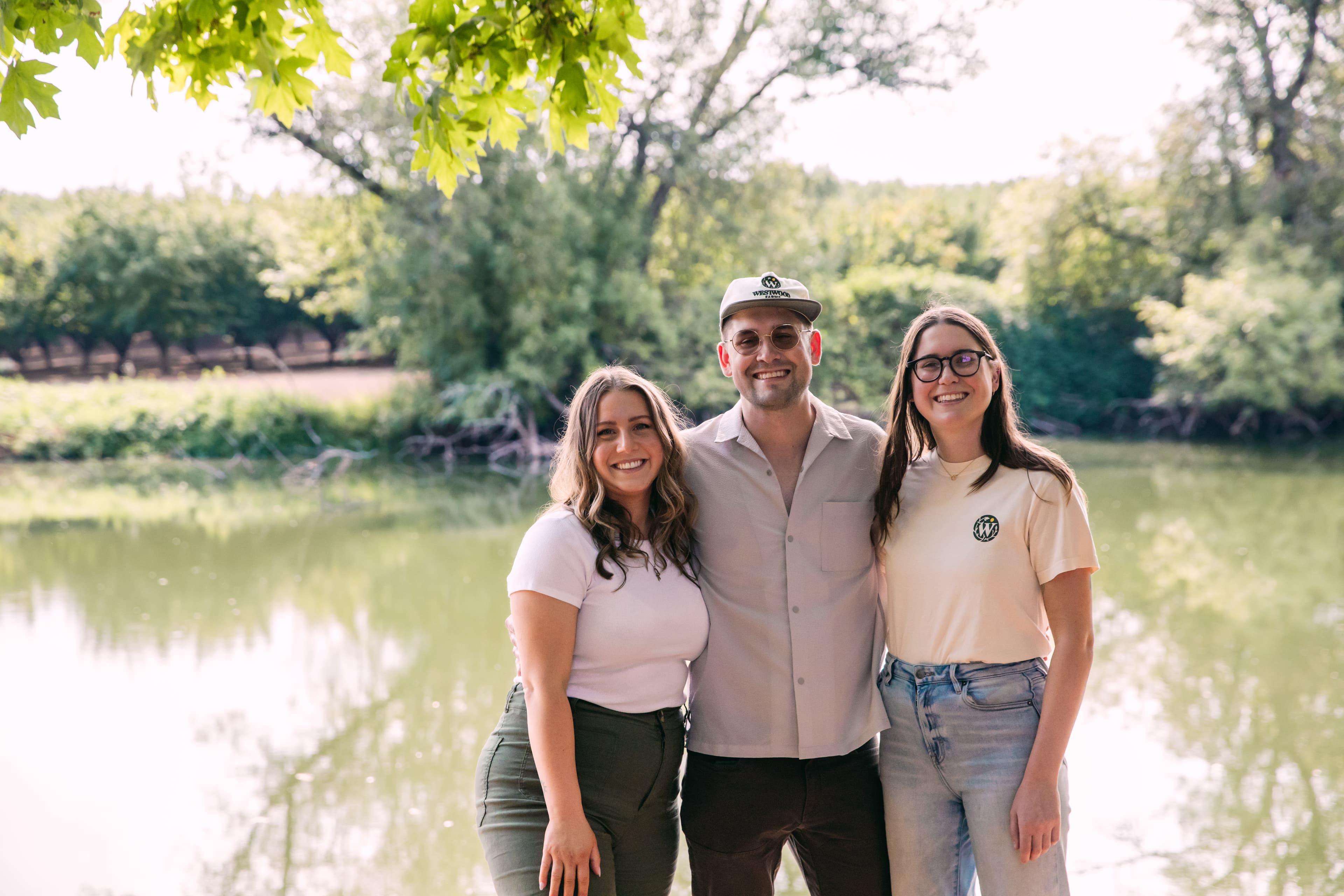 An image of Annie, Ellie & Jackson smiling